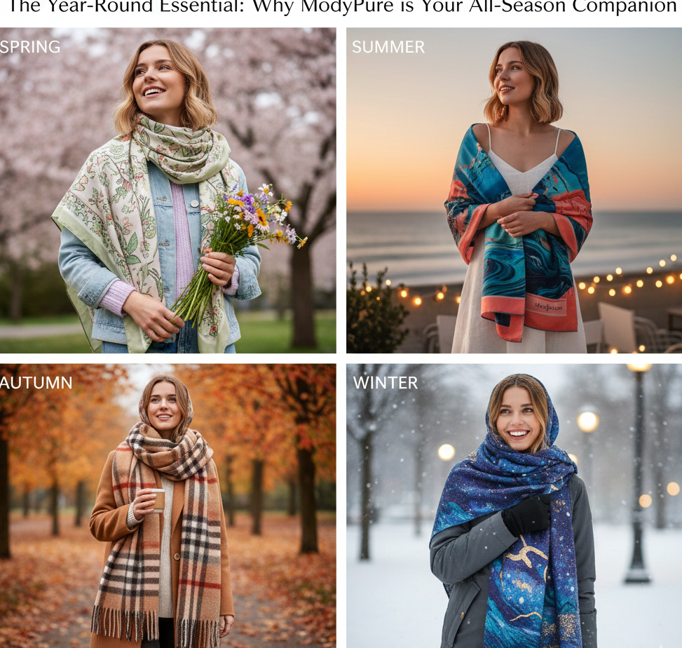 One Scarf, Four Seasons