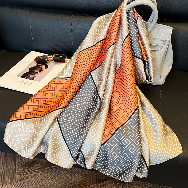 Elegant Emulation Silk Scarf