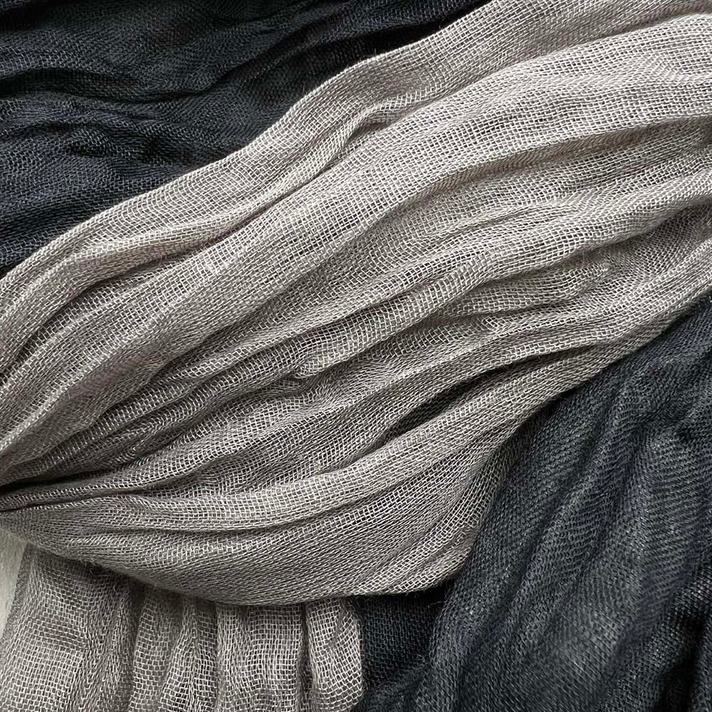 Khaki Yarn-Dyed Polyester Scarf - Classic Long Scarf 69inchx26inch