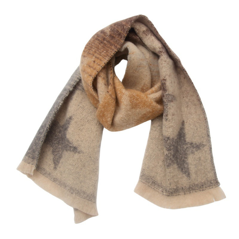 Galactic Star Jacquard Wrap