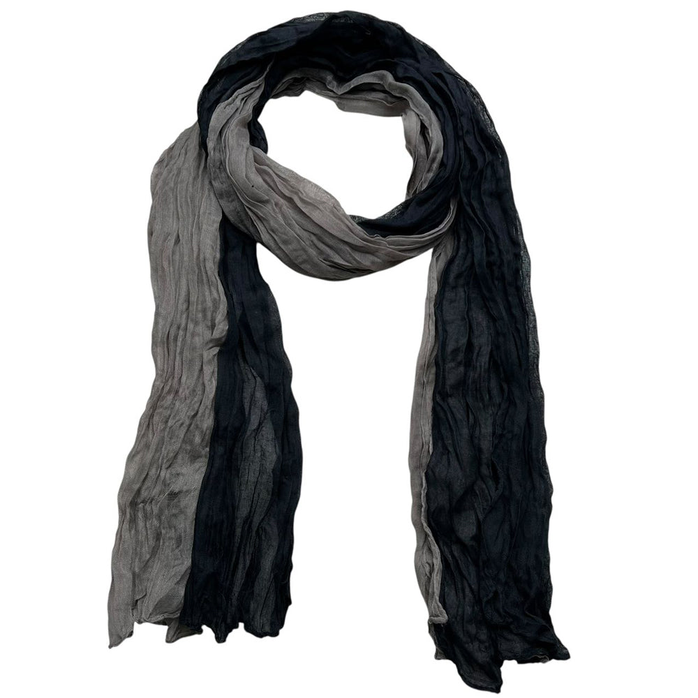 Khaki Yarn-Dyed Polyester Scarf - Classic Long Scarf 69inchx26inch