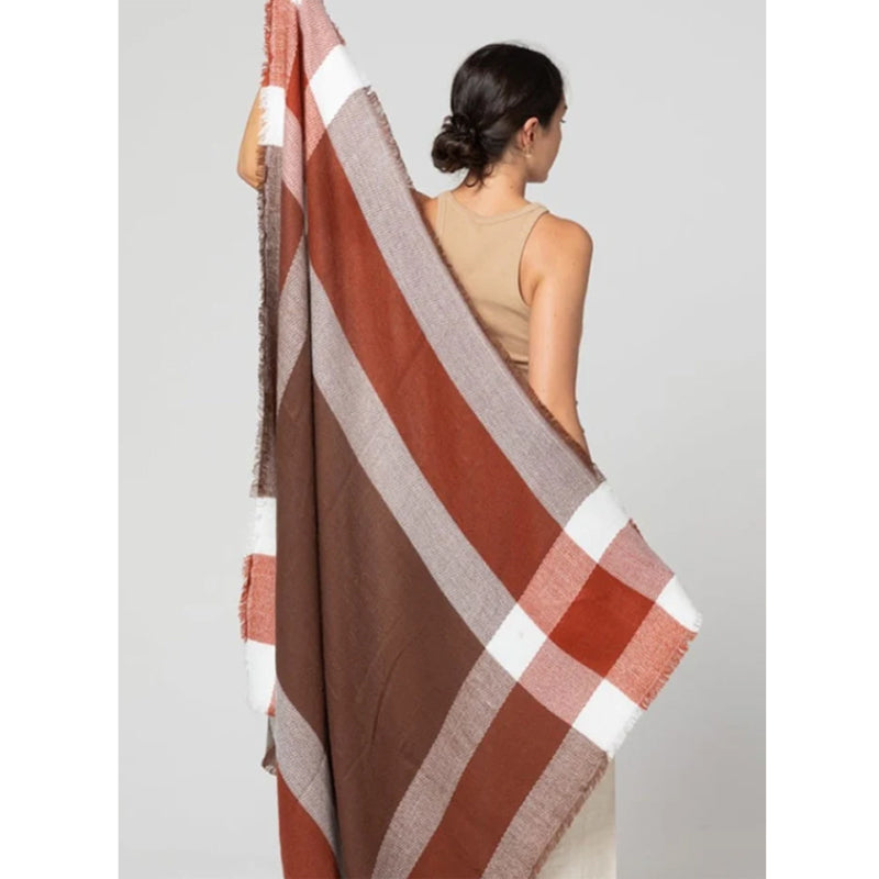 Contemporary Abstract Edge Scarf