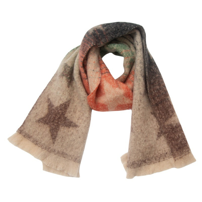Galactic Star Jacquard Wrap