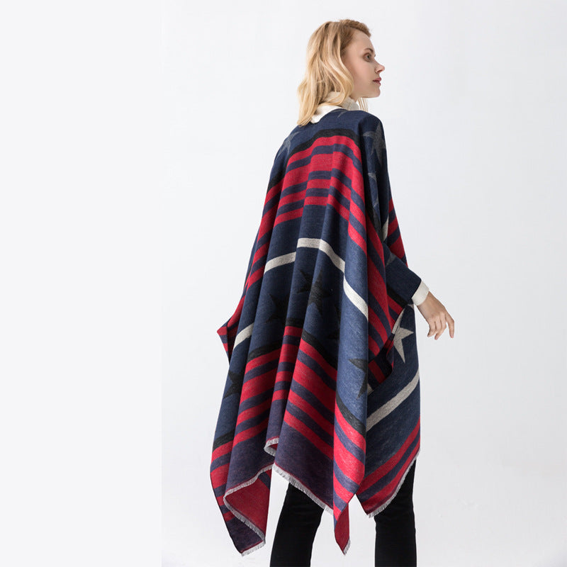 Cashmere Cape Split