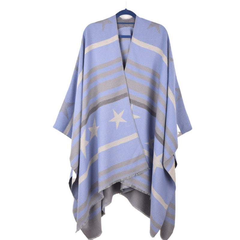 Cashmere Cape Split