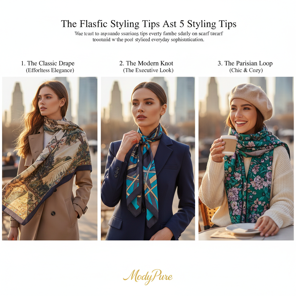 5 Sophisticated Ways to Style Your ModyPure Scarf This Season
