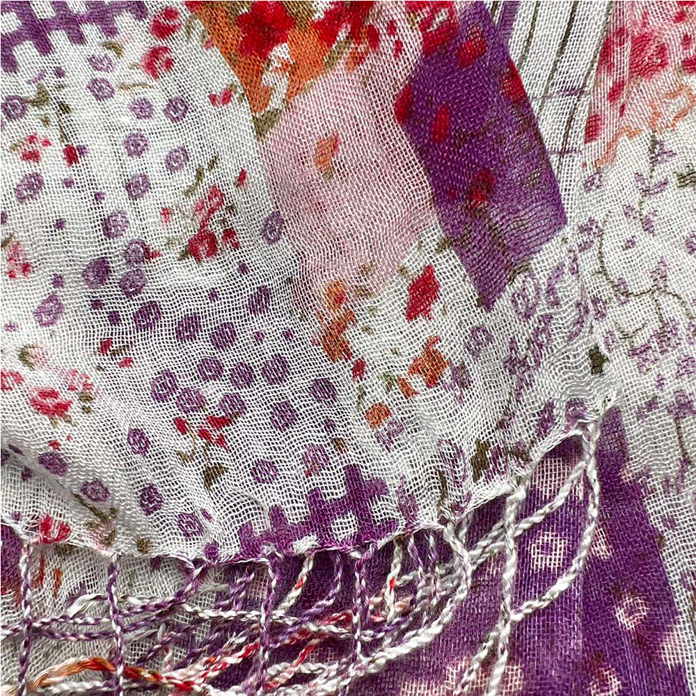 Purple Printed Lightweight