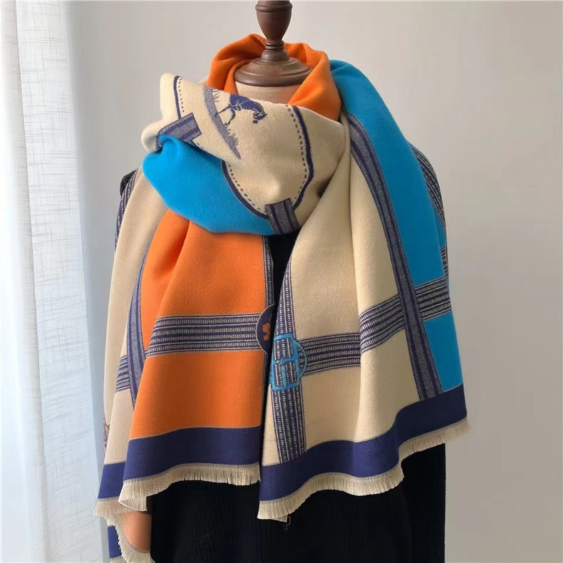 The Modern Geometric Statement Scarf