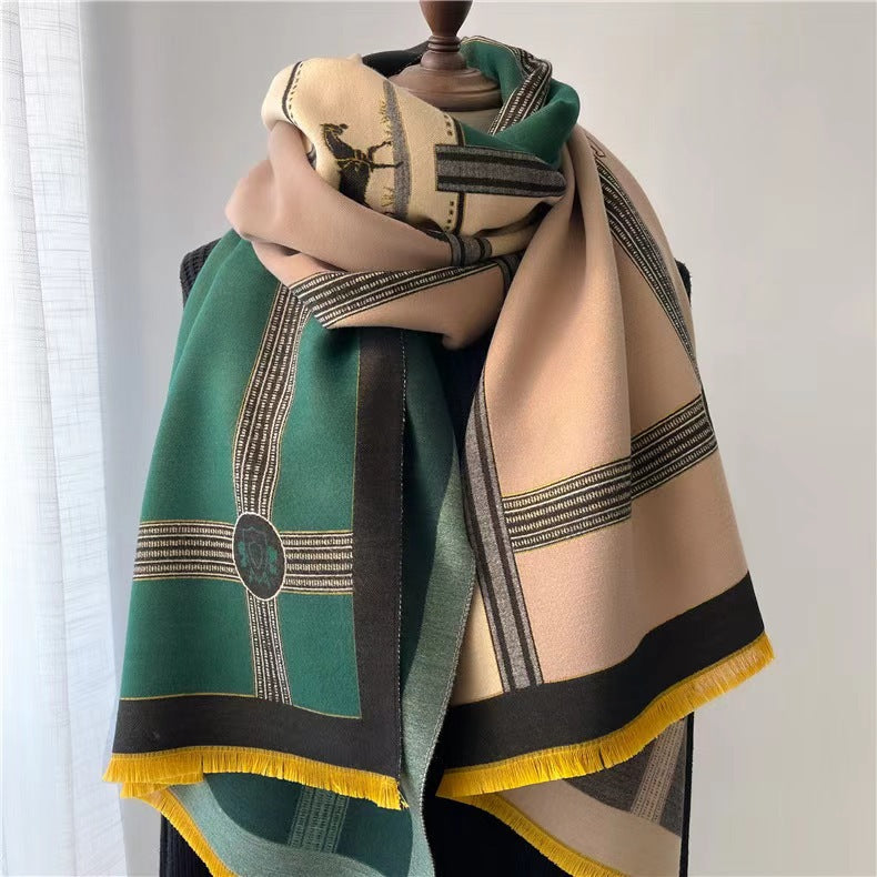 The Modern Geometric Statement Scarf