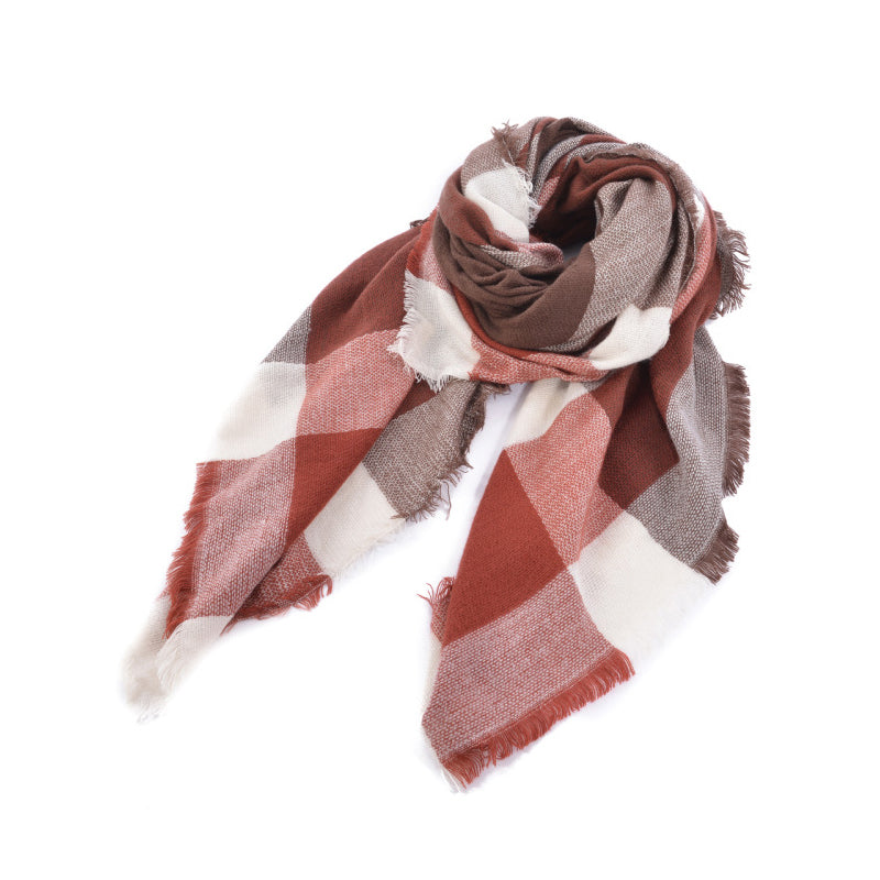 Contemporary Abstract Edge Scarf