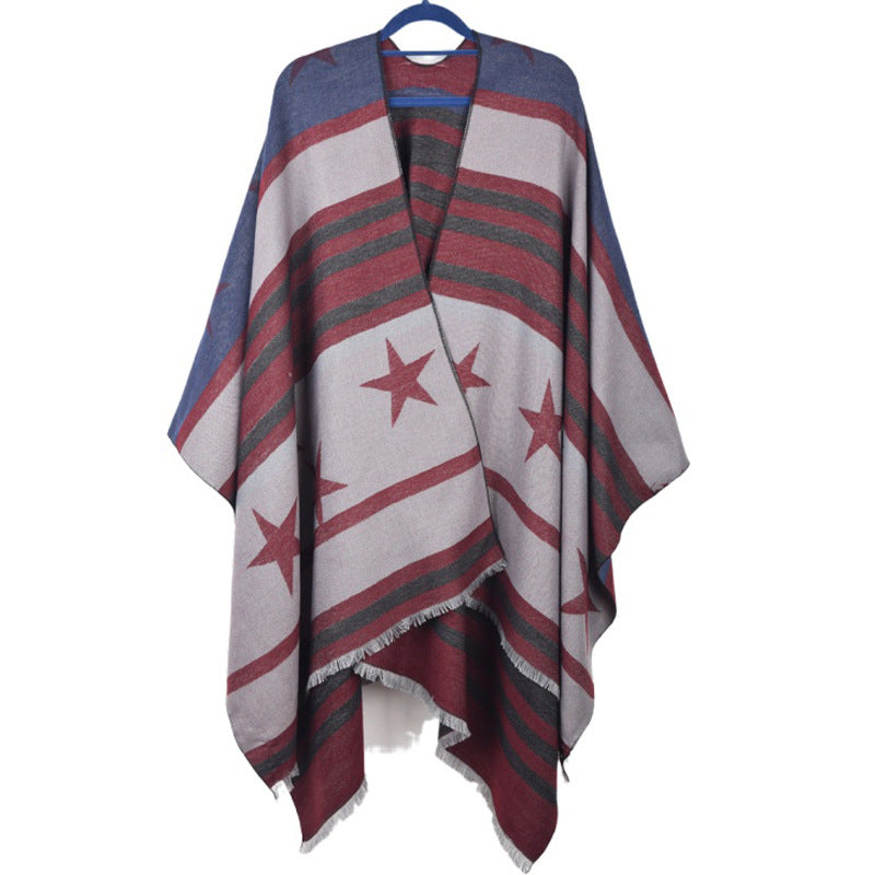 Cashmere Cape Split